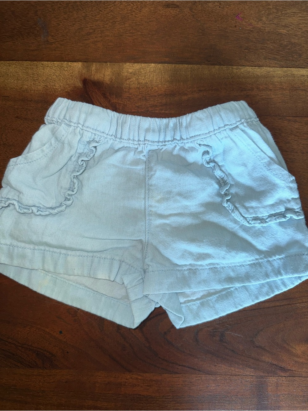 Garanimals Light Blue Ruffle Pocket Girls' Shorts